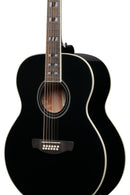 Ibanez AJ7012M1EBK 12 Strings Acoustic Guitar (Black High Gloss)