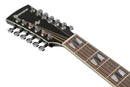 Ibanez AJ7012M1EBK 12 Strings Acoustic Guitar (Black High Gloss)