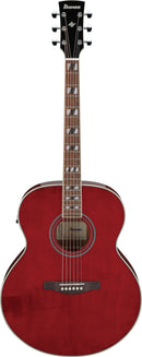 Guitare acoustique Ibanez AJ70M1EWR (rouge vin brillant)