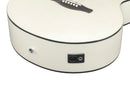Guitare acoustique Ibanez AJ70M2EPW (Blanc nacré brillant)
