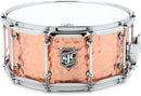 SJC Drums ALHC6514TCH Caisse claire en cuivre martelé Alpha (cuivre martelé poli)