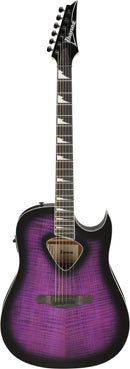 Guitare acoustique Ibanez ALT50FATVT (Version Sunburst Violet Transparent Brillant)