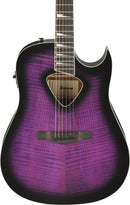 Guitare acoustique Ibanez ALT50FATVT (Version Sunburst Violet Transparent Brillant)