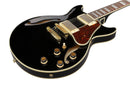 Ibanez AM73GBK AM Artcore Semi-Hollow Electric Guitar (Black)