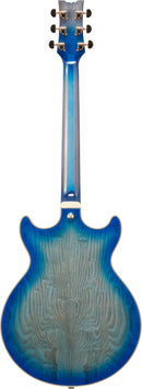 Ibanez AM93QAJBB AM Artcore Expressionist Semi-Hollow Electric Guitar (Jet Blue Burst)