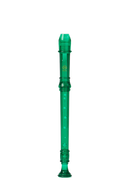 Angel ASRG-300T-EG Soprano 2pc German Recorder (Emerald Green)