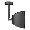 Audac ATEO2SD/B Compact Wall Speaker w/Surface Ceiling Mount - 2" (Black)