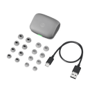 Audio-Technica Consumer ATH-TWX7 Noise-Canceling True Wireless Earbuds (Grey)