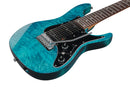Guitare électrique Ibanez AZ447P1QMCOB AZ Premium 7 cordes (Cosmic Bluer)