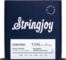 Cordes de guitare électrique Stringjoy SJ-BAL95 Balanced Super Light Plus - 9.5-46