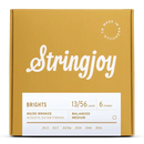 Stringjoy SJ-BB1356 Acoustic Guitar Strings Medium - 13-56