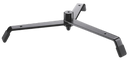 K&M 17715-BLACK Folding 4-Instrument Peg Holder With 3-Leg Base (Black)