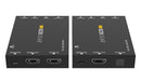 BZB Gear BG-EXH-70C3 4K UHD HDMI Extender Over Cat5e/6 with Bi-Directional IR/PoC/ARC