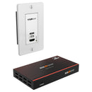 Kit émetteur/récepteur mural HDMI 4K UHD 18 Gbit/s BZB Gear BG-EXH-70WP-W