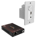 BZB Gear BG-EXHD-50UWP-W 4K UHD 18Gbps HDMI/MDP Wall Plate Transmitter/Receiver Kit