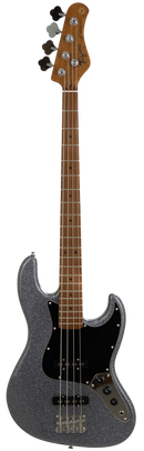 Tagima TBA 73-GRSK-DF/BK Electric Bass Guitar (Grey Sparkle)
