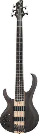 Ibanez BTB605LTGF BTB Standard Left-Handed 5-String Electric Bass (Transparent Gray Flat)