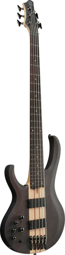 Ibanez BTB605LTGF BTB Standard Left-Handed 5-String Electric Bass (Transparent Gray Flat)