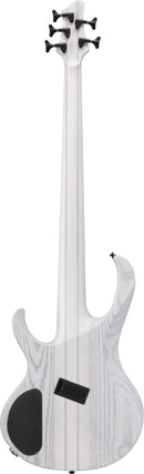Basse électrique 5 cordes Ibanez BTB865MSTWF BTB Bass Workshop (blanc transparent mat)