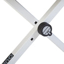 Quiklok bx8wh hauteur a réglable petit banc avec coussin épais (blanc)