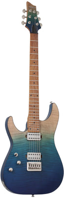Schecter C-1 STANDARD PLUS Left-Handed Electric Guitar (Blue Fade)