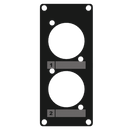 Caymon CASY105/B 2 Space Blank Wall Plate