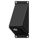 Caymon CASY123/B Angled Female XLR to 3 Pin Terminal Wall Plate