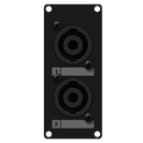 Caymon CASY142/B 2 Male SpeakON to 4 Pin Terminal Block Input Plate