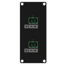 Caymon CASY148/B 2x2 Pin Terminal Block to 2 Pin Terminal Block Input Plate