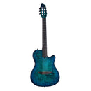 Godin Guitars MULTIAC MUNDIAL DLX LTD Hollow Body Electric Guitar (Ocean Burst)