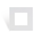 Audac CF45SH/W Cover Frame Single w/Hooks - 45x45mm (White)