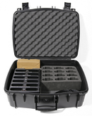 Williams AV CHG 3512 PRO Body-Pack Charger, 12 bay, with Case