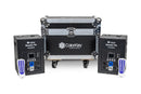 ColorKey CKU-7712 Dazzler FX MK2 600W Cold Spark Machine Bundle with Road Case 2-Pack (Black)