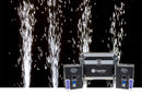 ColorKey CKU-7712 Dazzler FX MK2 600W Cold Spark Machine Bundle with Road Case 2-Pack (Black)