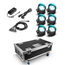Cameo Pro CLDROPB4SET2 6 x DROP B4 in Charging Flightcase (Black)