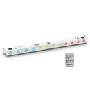 Theatrixx CLTRIBAR200IRWH TRIBAR 200 12 X3W RGB LED Bar Télécommande IR (Blanc)