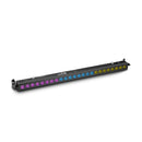 Theatrixx CLTRIBAR400IR TRIBAR 400 24 X3W RGB LED Bar Télécommande IR (Noir)