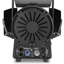 Theatrixx CLTS100WW Projecteur de théâtre Lentille de Fresnel 100W LED Blanc Chaud (Noir)