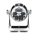 Theatrixx CLZB60CLSD ZENIT B60 Lampe PAR extérieure alimentée par batterie 4 x 15 W RGBW LED IP65 (Chrome)