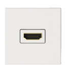 Audac CP45HDM/W Connection Plate HDMI (White) - 45mm x 45mm