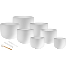 Meinl CSBSETCHA Sonic Energy Crystal Singing Bowl Chakra Set