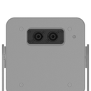 Audac CVS102/B Plaque de connexion avec 2 connecteurs Speakon pour VIRO5/VIRO5D (Noir)