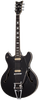 Guitare électrique semi-hollow Schecter CORSAIR (Gloss Black)