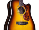 Guild D-2612CE Guitare électro-acoustique Dreadnought Deluxe (Antique Sunburst)