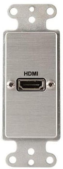 Covid D1114P-CA HDMI Pigtail Female Wall Plate (Clear Anodized)
