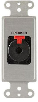 Covid D1126S-CA Neutrik 1/4 Lock TRS Wall Plate (Clear Anodized)