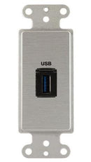 Covid D1145F-CA Keystone USB-3-AA Plaque murale (clair anodisé)