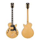 D'Angelico DELUXE SS BARITONE Semi Hollow-Body Electric Guitar (Satin Honey)