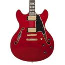 D'Angelico DAEDCTCH2GS Excel DC Semi-Hollow Electric Guitar (Trans Cherry)