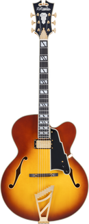 D'Angelico EXCEL EXL-1 Hollow Body Electric Guitar (Dark Iced Tea Burst)